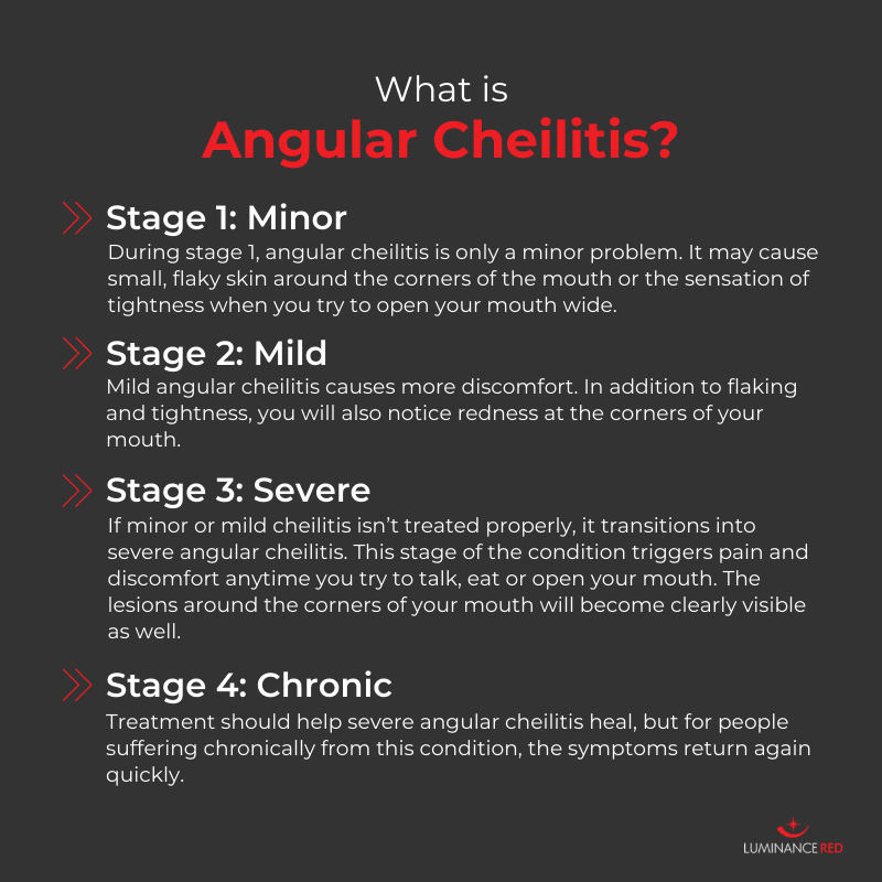 angular cheilitis vs cold sore