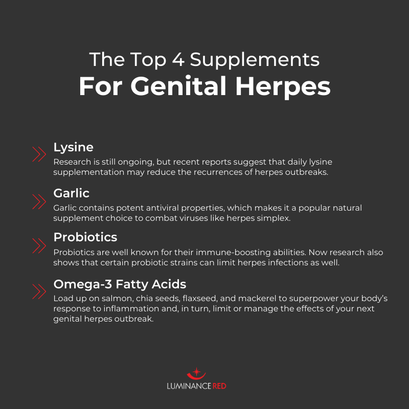 Supplements for Genital Herpes